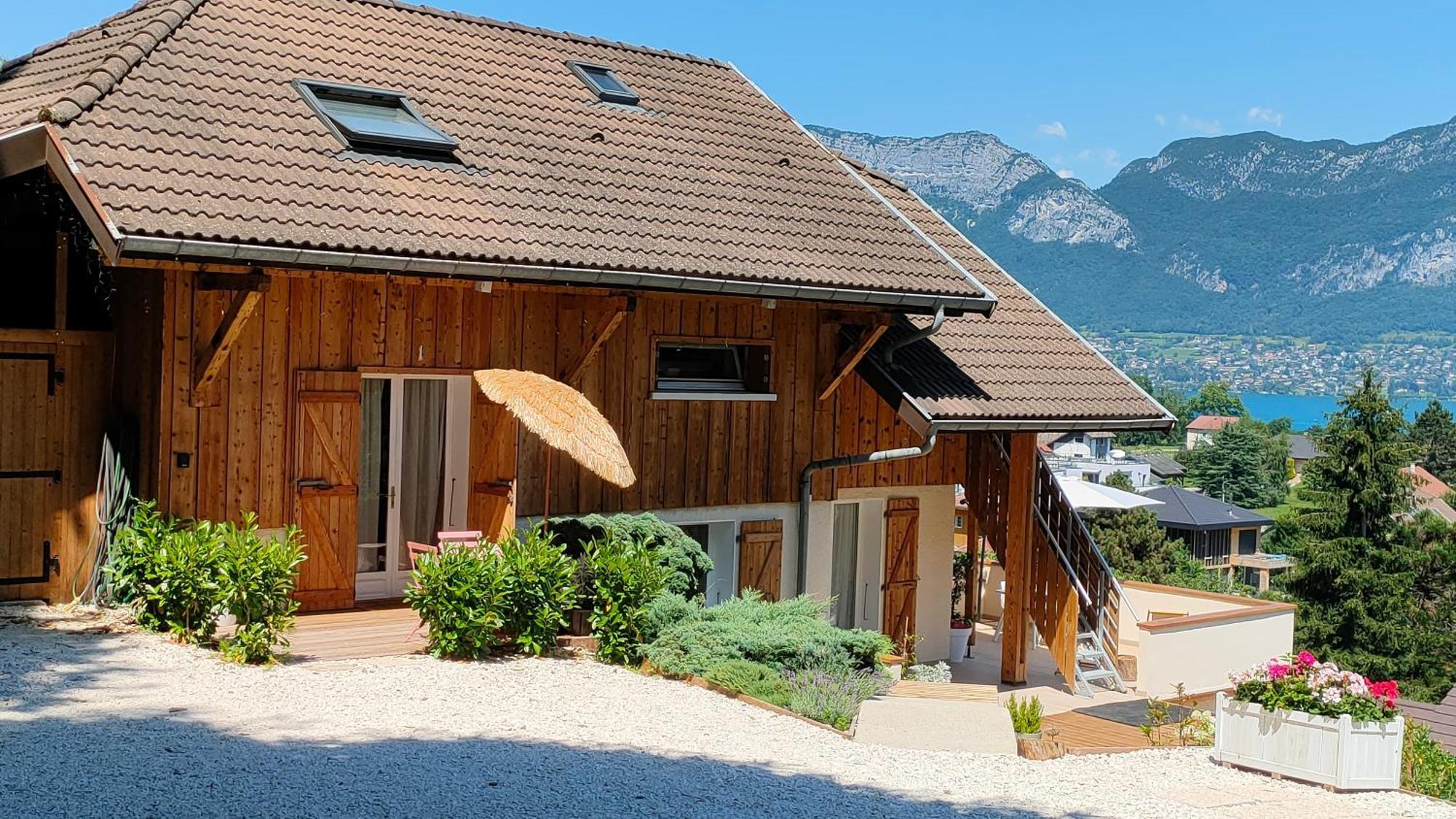 Vue Lac Lodges Sévrier Kültér fotó