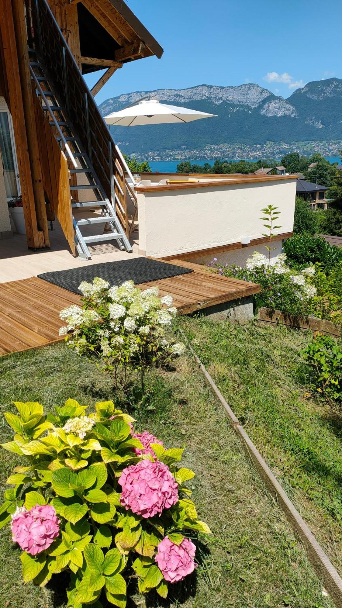 Vue Lac Lodges Sévrier Kültér fotó