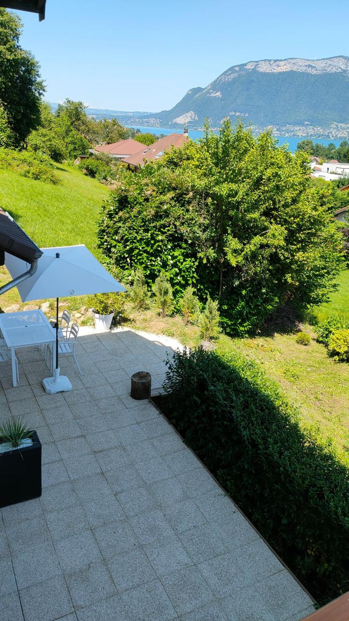 Vue Lac Lodges Sévrier Kültér fotó